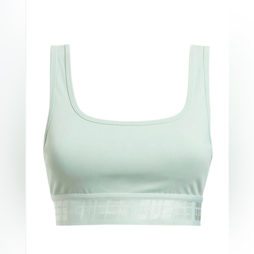 Guess Green Seamless Sports Bra with Wide Straps